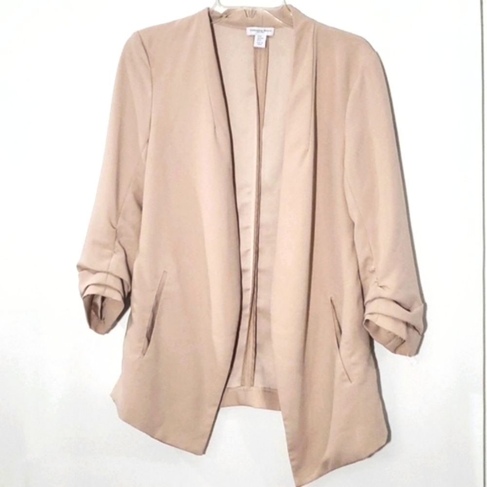 Carolina Belle Lightweight Blazer Jacket Medium Open-Front